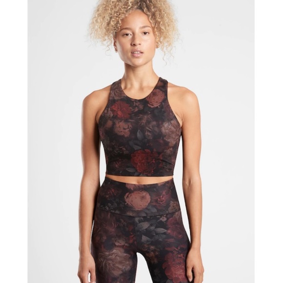 Nwt Athleta Ddd Conscious Crop Printed 